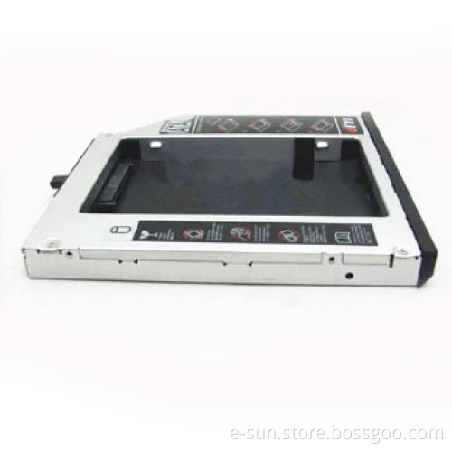 Portable 9.5mm/2.5‘’ 2nd hdd caddy with SATA or SATA2 for laptop